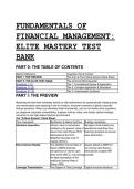 2026&sol;2027 Fundamentals of Financial Management&colon; Elite Mastery Test Bank &vert; Grandmaster MCQs with Full Explanations & Mentor Insights
