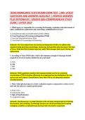 TEXAS MANICURIST STATE BOARD EXAM TEST &vert; 200&plus; LATEST &NewLine;QUESTIONS AND ANSWERS 2026&sol;2027 &vert; VERIFIED ANSWERS &NewLine;PLUS RATIONALES &vert; GRADED Q&A COMPREHENSIVE STUDY &NewLine;GUIDE &vert; LATEST 2027 