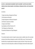 WGU D402 &ndash; HUMAN RESOURCE MANAGEMENT OBJECTIVE ASSESSMENT&ndash; QUESTIONS AND ANSWERS &vert;&NewLine;VERIFIED AND WELL DETAILED ANSWERS &vert; PLUS RATIONALES &vert; DOWNLOAD AND PASS &vert; LATEST EXAM UPDATE&NewLine;2026&sol;2027