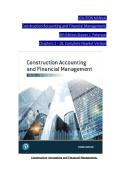 SOLUTION MANUAL &NewLine;Construction Accounting and Financial Management&comma; &NewLine;4th Edition Steven J&period; Peterson &NewLine;Chapters 1 - 18&comma; Complete Newest Version 232873