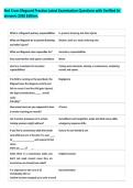 Lifeguard Test&colon; Red Cross &ndash; 2026 Updated Version &ndash; Full Examination Questions with Verified A&plus; Answers