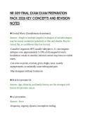 NR 509 FINAL EXAM EXAM PREPARATION&NewLine;PACK 2026 KEY CONCEPTS AND REVISION&NewLine;NOTES