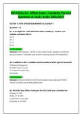 WA HOSA SLC Officer Exam &vert; Complete Practice Questions & Study Guide 2026&sol;2027