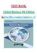 Test Bank For Global Business By Mike Peng ISBN 978-0357716403