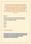 NEW MEXICO &lpar;NM&rpar; ES-7J JOURNEYMAN TELEPHONE COMMUNICATION & TELEPHONE INTERCONNECT SYSTEMS EXAM TEST BANK  2026&sol;2027 PRACTICE QUESTIONS AND STUDY GUIDE COMPLETE ACCURATE EXAM APPROVED QUESTIONS AND CORRECT VERIFIED ANSWERS WITH DETAILED RATIONALES &lpar;RELIABL