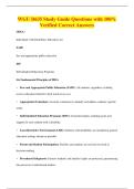 WGU D635 Study Guide Questions with 100&percnt;&NewLine;Verified Correct Answers