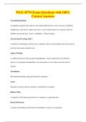 WGU D774 Exam Questions with 100&percnt;&NewLine;Correct Answers