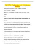WGU D774 - PA Questions with 100&percnt; Correct&NewLine;Answers