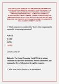 WGU D386 OA EXAM &sol; APPROVED WGU D386 HARDWARE AND OPERATING SYSTEMS ESSENTIAL OBJECTIVE ASSESSMENT EXAM TEST BANK ACTUAL 2026&sol;2027 PRACTICE QUESTIONS AND STUDY GUIDE ACCURATE EXAM APPROVED QUESTIONS WITH WELL ELABORATED ANSWERS AND RATIONALES &lpar;100&percnt; CORREC