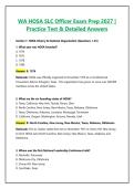 WA HOSA SLC Officer Exam Prep 2027 &vert; Practice Test & Detailed Answers