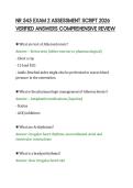 NR 545 EXAM 2 ASSESSMENT SCRIPT 2026&NewLine;VERIFIED ANSWERS COMPREHENSIVE REVIEW