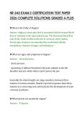 NR 545 EXAM 2 CERTIFICATION TEST PAPER&NewLine;2026 COMPLETE SOLUTIONS GRADED A PLUS&NewLine;