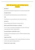 BKAT 9R Questions with Verified Correct&NewLine;Answers