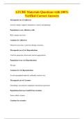ATCBE Materials Questions with 100&percnt;&NewLine;Verified Correct Answers