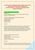 FLORIDA 2-40 HEALTH INSURANCE EXAM &vert; 2026&sol;2027 ACTUAL EXAM &NewLine;VERIFIED QUESTIONS AND CORRECT ANSWERS WITH  &NewLine;DETAILED RATIONALES &vert; FLORIDA HEALTH INSURANCE AGENT &NewLine;LICENSE LATEST UPDATE 