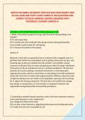 A PACKAGE DEAL FOR BRITISH COLUMBIA CERTIFICATION EXAM 3 VERSIONS WITH DETAILED VERIFIED SOLUTIONS &vert; LATEST UPDATE