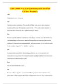 CDIP EXAM Practice Questions with Verified&NewLine;Correct Answers