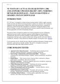 NU 518 EXAM 1 ACTUAL EXAM &lbrack;QUESTION 1-200&rsqb; &NewLine;AND ANSWERS UPDATED 2026&sol;2027 &vert; 100&percnt; VERIFIED &vert; &NewLine;DETAILED RATIONALES &ndash; PASS GUARANTEED A&plus; &NewLine;GRADED &vert; INSTANT DOWNLOAD 