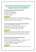 WA HOSA SLC Officer Test &vert; Complete Package Bundle