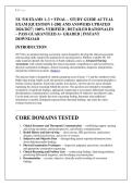 NU 518 EXAMS 1&ndash;3 &plus; FINAL &ndash; STUDY GUIDE ACTUAL &NewLine;EXAM &lbrack;QUESTION 1-200&rsqb; AND ANSWERS UPDATED &NewLine;2026&sol;2027 &vert; 100&percnt; VERIFIED &vert; DETAILED RATIONALES &ndash; PASS GUARANTEED A&plus; GRADED &vert; INSTANT &NewLine;DOWNLOAD 