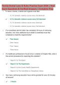 Florida Dental Laws & Rules Practice Exam 2026 &vert; Practice Questions & Answers &vert; Complete Exam Prep