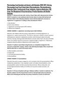 Pharmacology Exam Questions and Answers with Rationales 2026&sol;2027 &vert; Nursing Pharmacology Exam Prep & Study Guide &vert; Pharmacokinetics&comma; Pharmacodynamics&comma; Medication Safety&comma; Cardiovascular Drugs&comma; Antibiotics&comma; Endocrine Medications&comma; CNS Drugs&comma; Pain Management 