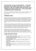 FOUNDATIONS OF FINANCE 10TH EDITION &mdash; COMPLETE &NewLine;QUESTION AND ANSWER COLLECTION ACTUAL EXAM &NewLine;&lbrack;QUESTION 1-200&rsqb; AND ANSWERS UPDATED 2026&sol;2027 &vert; 100&percnt; &NewLine;VERIFIED &vert; DETAILED RATIONALES &ndash; PASS GUARANTEED &NewLine;A&plus; GRADED &vert; INSTANT DOWNLOAD