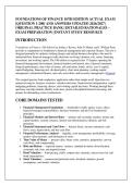 FOUNDATIONS OF FINANCE 10TH EDITION ACTUAL EXAM &NewLine;&lbrack;QUESTION 1-200&rsqb; AND ANSWERS UPDATED 2026&sol;2027 &vert; &NewLine;ORIGINAL PRACTICE BANK &vert; DETAILED RATIONALES &ndash; &NewLine;EXAM PREPARATION &vert; INSTANT STUDY RESOURCE