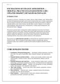 FOUNDATIONS OF FINANCE 10TH EDITION &mdash; &NewLine;ORIGINAL PRACTICE EXAM QUESTIONS 1-200 &vert; &NewLine;UPDATED 2026&sol;2027 &vert; DETAILED RATIONALES 