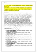 ACTUAL EXAM NU 545 Pathophysiology &ndash; Exam 1 Graduate Nursing &NewLine;Practice Test &NewLine;&lbrack;QUESTION 1-200&rsqb; AND ANSWERS UPDATED 2026&sol;2027 &vert; 100&percnt; &NewLine;VERIFIED DETAILED RATIONALES &ndash; PASS GUARANTEED A&plus; &NewLine;GRADED &vert; INSTANT DOWNLOAD 