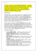ACTUAL EXAM NU 545 PATHOPHYSIOLOGY &ndash; EXAM 1 &NewLine;CLINICAL APPLICATION EXAM &lbrack;QUESTION 1-200&rsqb; AND &NewLine;ANSWERS UPDATED 2026&sol;2027 &vert; 100&percnt; VERIFIED &vert; &NewLine;DETAILED RATIONALES &ndash; PASS GUARANTEED A&plus; &NewLine;GRADED &vert; INSTANT DOWNLOAD 