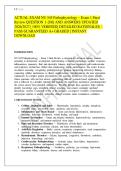 ACTUAL EXAM NU 545 Pathophysiology &ndash; Exam 1 Final &NewLine;Review QUESTION 1-200&rsqb; AND ANSWERS UPDATED &NewLine;2026&sol;2027 &vert; 100&percnt; VERIFIED&vert; DETAILED RATIONALES &ndash; &NewLine;PASS GUARANTEED A&plus; GRADED &vert; INSTANT &NewLine;DOWNLOAD 