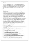 ACTUAL EXAM NU545 UNIT 1-CELLULAR BIOLOGY AND &NewLine;GENETIC EXAM QUESTION 1-100&rsqb; AND ANSWERS UPDATED &NewLine;2026&sol;2027 &vert; 100&percnt; VERIFIED&vert; DETAILED RATIONALES &ndash; PASS &NewLine;GUARANTEED A&plus; GRADED &vert; INSTANT DOWNLOAD PDF 