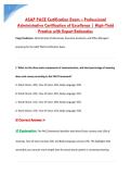ASAP PACE Certification Exam &ndash; Professional &NewLine;Administrative Certification of Excellence &vert; High-Yield &NewLine;Practice with Expert Rationales &NewLine;Target Audience&colon; Administrative Professionals&comma; Executive Assistants&comma; and Office Managers &NewLine;preparing for the ASAP PAC