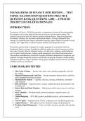 FOUNDATIONS OF FINANCE 10TH EDITION &mdash; TEST &NewLine;PAPER &sol; EXAMINATION QUESTIONS PRACTICE &NewLine;QUESTION BANK &lbrack;QUESTIONS 1-200&rsqb; &mdash; UPDATED &NewLine;2026&sol;2027 &vert; DETAILED RATIONALES 