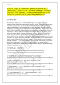 ACTUAL EXAM NU 545 UNIT 1- MECHANISIMS OF SELF &NewLine;DEFENCE EXAM QUESTION 1-100 AND ANSWERS UPDATED &NewLine;2026&sol;2027 &vert; 100&percnt; VERIFIED&vert; DETAILED RATIONALES &ndash; PASS &NewLine;GUARANTEED A&plus; GRADED &vert; INSTANT DOWNLOAD 