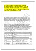 ACTUAL EXAM NU 545ADVANCED NURSING &NewLine;PATHOPYCOLOGY EXAM&lbrack;QUESTION 1-100&rsqb; AND &NewLine;ANSWERS UPDATED 2026&sol;2027 &vert; 100&percnt; VERIFIED&vert; &NewLine;DETAILED RATIONALES &ndash; PASS GUARANTEED A&plus; &NewLine;GRADED &vert; INSTANT DOWNLOAD 