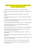 NEIEP 400 Final Test with all Correct & 100&percnt; Verified Answers &vert;Guaranteed to Pass