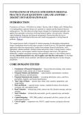 FOUNDATIONS OF FINANCE 10TH EDITION ORIGINAL &NewLine;PRACTICE EXAM &lbrack;QUESTIONS 1-200&rsqb; AND ANSWERS &mdash; &NewLine;2026&sol;2027 &vert; DETAILED RATIONALES