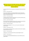 NEIEP 305&sol;310&sol;315&sol;320 Multi-Unit Exam with all Correct & 100&percnt; Verified Answers &vert;Actual Complete Update &vert;Already Graded A&plus;