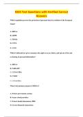 E025 Test Questions with Verified Correct&NewLine;Answers