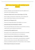E025 Terms Questions with Verified Correct&NewLine;Answers