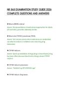 NR 565 EXAMINATION STUDY GUIDE 2026&NewLine;COMPLETE QUESTIONS AND ANSWERS