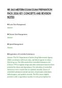 NR 565 MIDTERM EXAM EXAM PREPARATION&NewLine;PACK 2026 KEY CONCEPTS AND REVISION&NewLine;NOTES