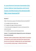 St&period; Louis Electrical Contractor Examination &lpar;City &NewLine;License Collector Exam&rpar; Questions and Correct &NewLine;Answers &lpar;Verified Answers&rpar; Plus Rationale 2027 &NewLine;Q&A&vert; Instant Download Pdf