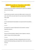 IRRSP Exam Review Questions with 100&percnt;&NewLine;Verified Correct Answers