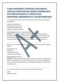 TLI4801 ASSIGNMENT 2 SEMESTER 2 2026 &lpar;366916&rpar; &vert; COMPLETE QUESTIONS AND CORRECT ANSWERS WITH EXPLAINED RATIONALES &vert; A&plus; GRADED PASS GUARANTEED &vert; BRANDNEW&excl;&excl;&excl;&excl;&excl;&excl;&excl;&excl;&excl;- DUE SEPTEMBER 2026