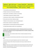 NSG533 &sol; NSG 533 Exam 1 &lpar;Latest 2026&sol; 2027&rpar;&colon; Advanced Pharmacology &vert; Complete Guide with Questions and Verified Answers &vert; 100&percnt; Correct - Wilkes
