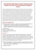 ANAT 260 WCU FINAL HUMAN ANATOMY QUIZ REVIEW LATEST 2026 UPDATED ACTUAL QUESTIONS AND CORRECT ANSWERS PLUS RATIONALES Q&A&vert; INSTANT DOWNLOAD