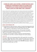 COMD 674 SIMUCASE CONNIE INTERVENTION &lpar;SLP&rpar; COMPLETE ASSESSMENT RESULTS & PRACTICE QUESTIONS ACE YOUR CONNIE INTERVENTION SIMULATION ON THE FIRST TRY&excl; 2026